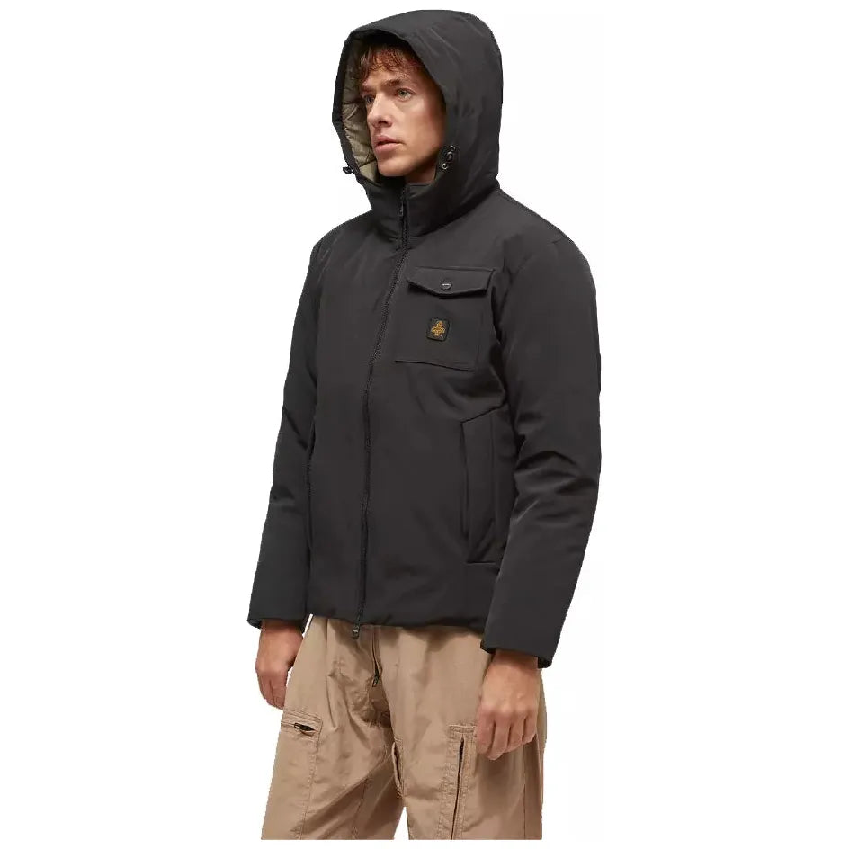 Refrigiwear Men's High-Performance Winter Jacket black-polyester-jacket-2
