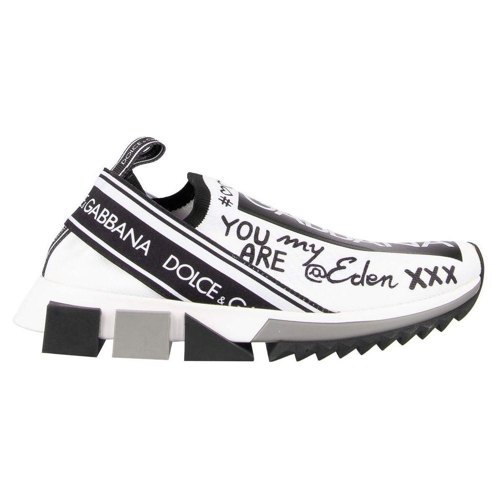 Dolce & Gabbana Elegant Monochrome Printed Stretch Sneakers white-polyester-sneaker product-11254-543334811-0534e7db-8a3.jpg