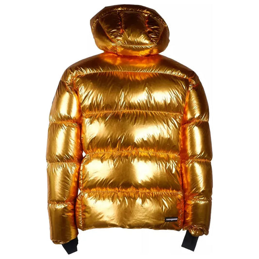 Centogrammi Exquisite Golden Puffer Jacket with Hood yellow-nylon-jackets-coat product-11399-290997645-72b57c7b-3d0.webp
