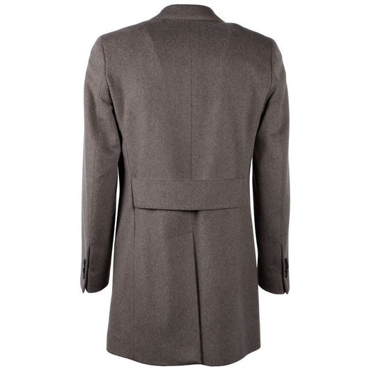 Made in Italy Elegant Virgin Wool Men's Brown Coat brown-wool-vergine-jacket-1 product-11496-1246107512-a966010e-b86.jpg