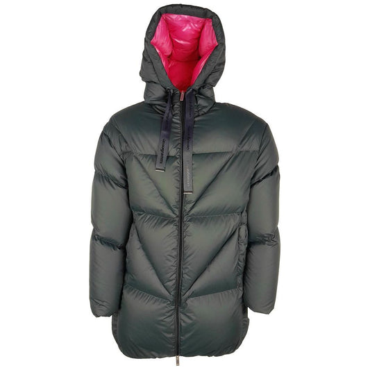 Centogrammi Elegant Fuchsia-Lined Grey Down Duvet Jacket gray-nylon-jackets-coat-4 product-11528-1305385754-b10a14f2-238.jpg
