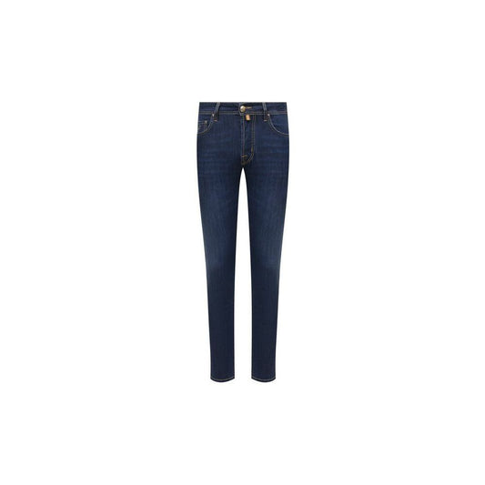 Jacob Cohen Sleek Slim Fit Premium Denim Essentials blue-cotton-jeans-pants-4 product-11665-294159496-5ded95c6-d20.jpg