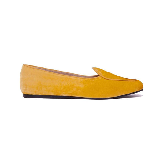 Charles Philip Velvet Charm Unisex Moccasins yellow-leather-di-calfskin-flat-shoe-1
