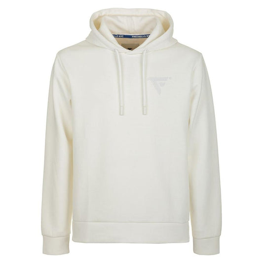 Fred Mello Elegant White Cotton Blend Hoodie white-cotton-sweater-12 product-11908-224931518-0d790ef5-182.jpg
