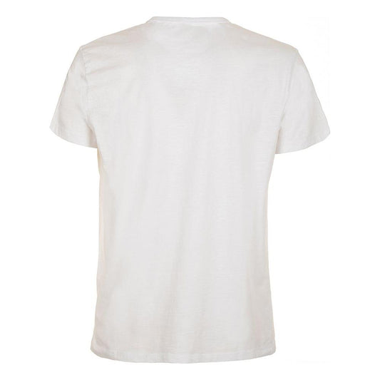 Fred Mello | White Cotton T-Shirt| McRichard Designer Brands   