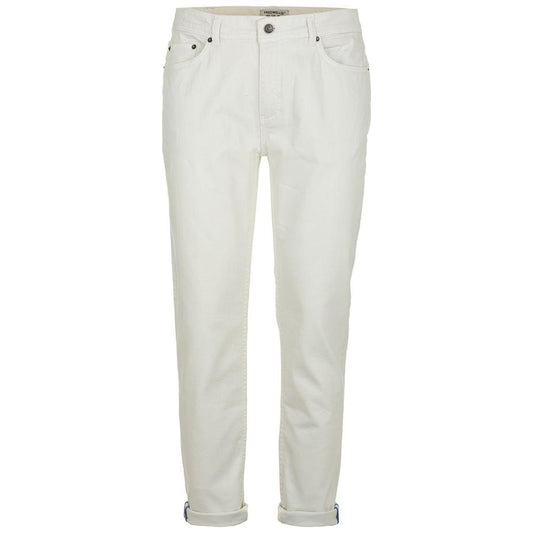 Fred Mello | White Cotton Jeans & Pant| McRichard Designer Brands   