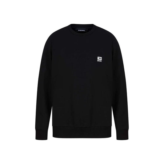 Diesel Sleek Black Cotton Blend Sweatshirt black-cotton-sweater-9 product-11968-1799447043-bc9dc284-8b5.jpg