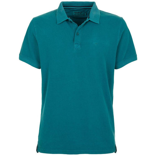 Fred Mello Aqua Green Cotton Polo Shirt with Embroidered Logo green-cotton-polo-shirt product-11985-752428329-3f8178d3-bab.jpg
