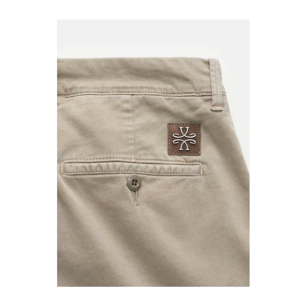 Jacob Cohen Beige Cotton Chino Trousers – Slim Fit Elegance beige-cotton-jeans-pant-1