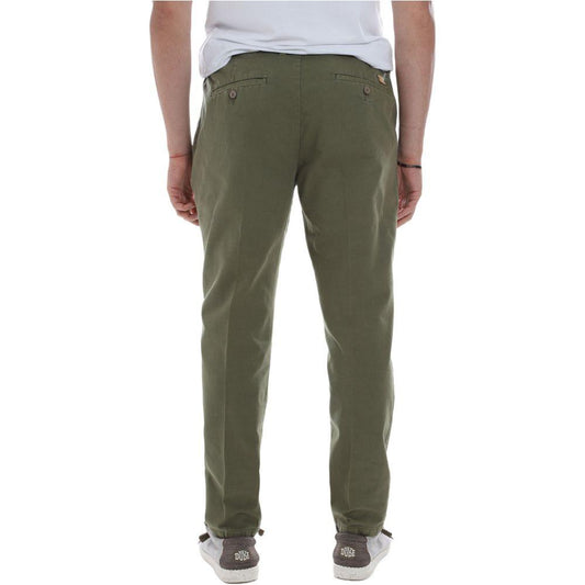 Yes Zee Elastic Waist Soft Cotton Trousers green-cotton-jeans-pant-4 product-12109-704385271-c33238c9-9fc.jpg