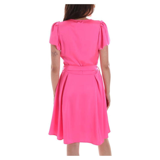 Yes Zee Chic Fuchsia Midi Dress with Belt Detail fuchsia-polyester-dress product-12173-239122465-1-af089cd5-fbe.jpg