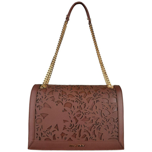 Baldinini Trend Elegant Floral Leather Shoulder Bag brown-leather-di-calfskin-crossbody-bag-1 product-12274-383564294-ca66b89d-085.jpg