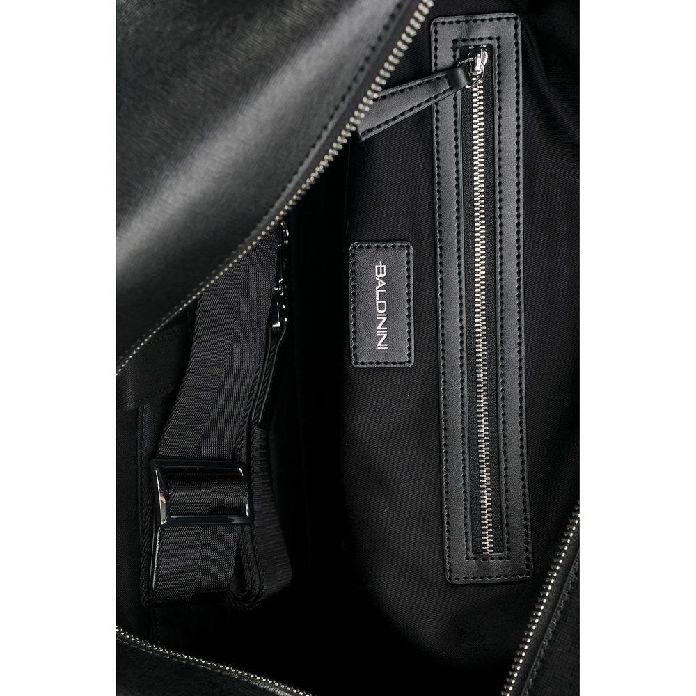Baldinini Trend Chic Saffiano Calfskin Travel Bag black-leather-di-calfskin-luggage-and-travel product-12278-419200123-66beb302-7f2.jpg