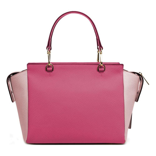 Baldinini Trend Elegant Fuchsia Textured Calfskin Handbag fuchsia-leather-di-calfskin-handbag product-12304-1266803395-a6a40187-1e5.jpg