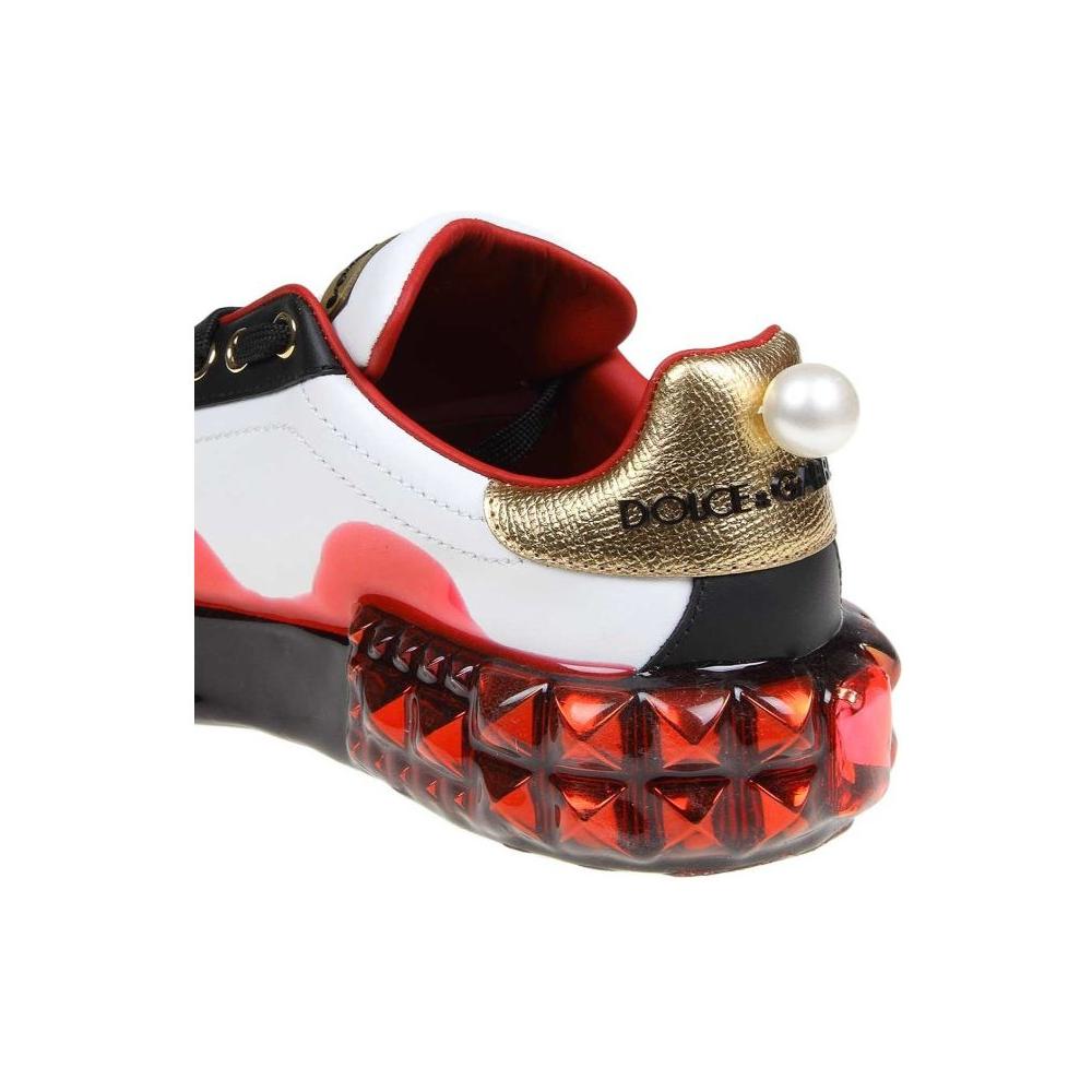 Dolce & Gabbana Elegant Leather Sneakers with Rhinestone Hearts white-leather-di-calfskin-sneaker product-12367-815535023-f36d0f20-985.jpg