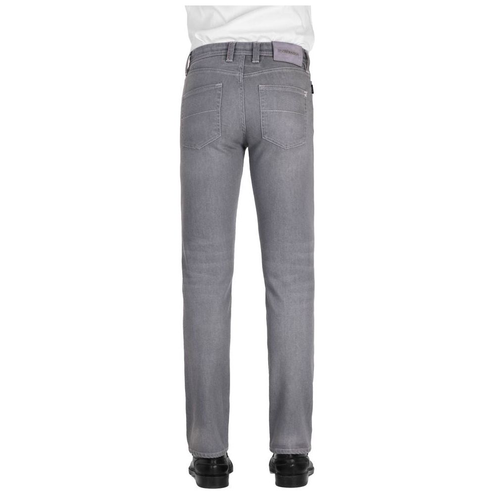Tramarossa Elegant Tramarossa Men's Stretch Cotton Jeans gray-cotton-jeans-pant-9 product-12371-1421525202-023aeae9-f09.jpg