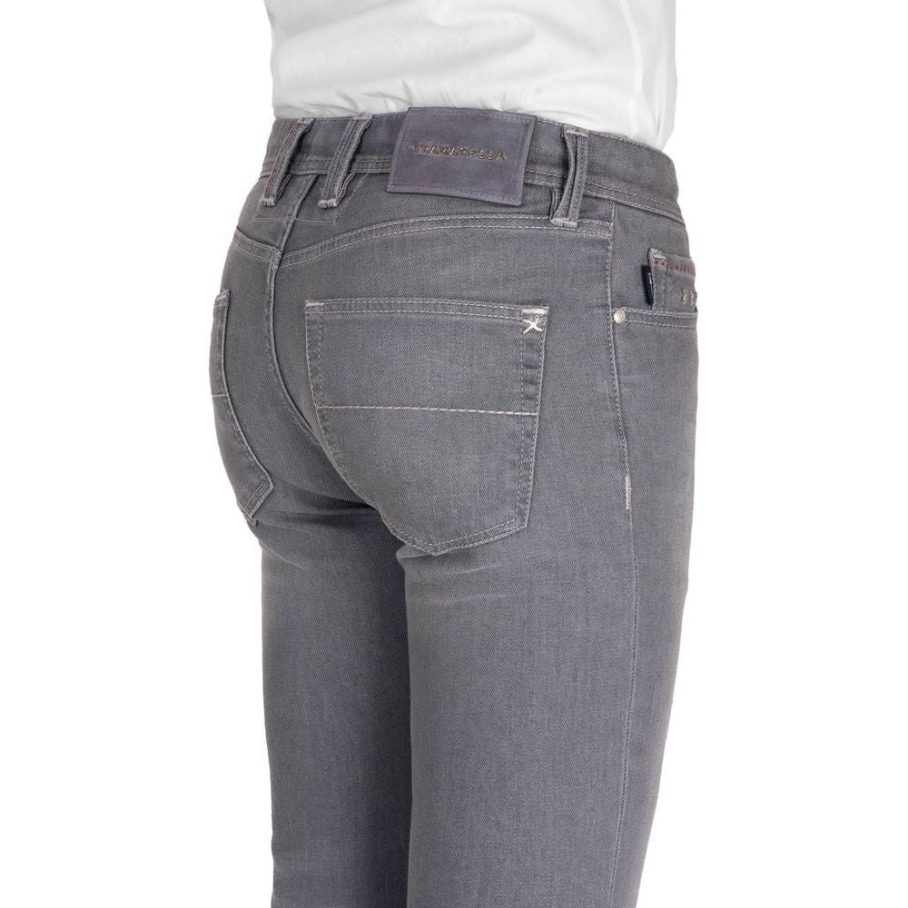 Tramarossa Elegant Tramarossa Men's Stretch Cotton Jeans gray-cotton-jeans-pant-9 product-12371-931371248-634a1d0a-5cc.jpg