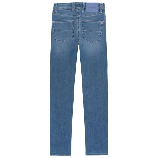 Tramarossa Elevated Essentials: Chic Men's Light Blue Jeans light-blue-cotton-jeans-pant-26