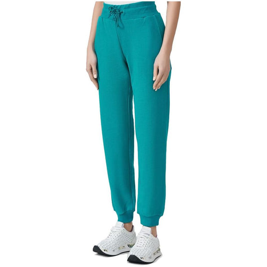 Patrizia Pepe Chic Green Cotton Drawstring Pants green-cotton-jeans-pant-14 product-12405-1039062818-d7a05782-101.jpg