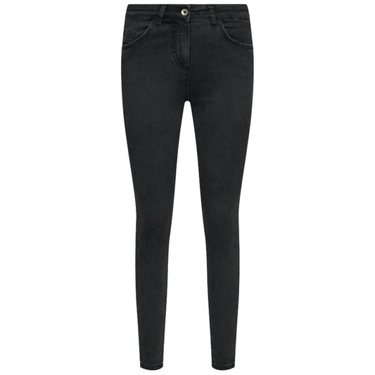 Patrizia Pepe | Black Cotton Jeans & Pant| McRichard Designer Brands   