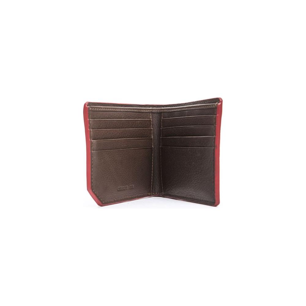 Cerruti 1881 Elegant Leather Wallet in Rich Brown brown-calf-leather-wallet