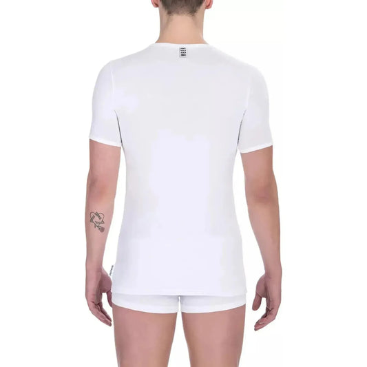 Bikkembergs Elegant Crew Neck Cotton Tee white-cotton-t-shirt-12 product-21801-1016218720-28-57696b7c-2e8.webp