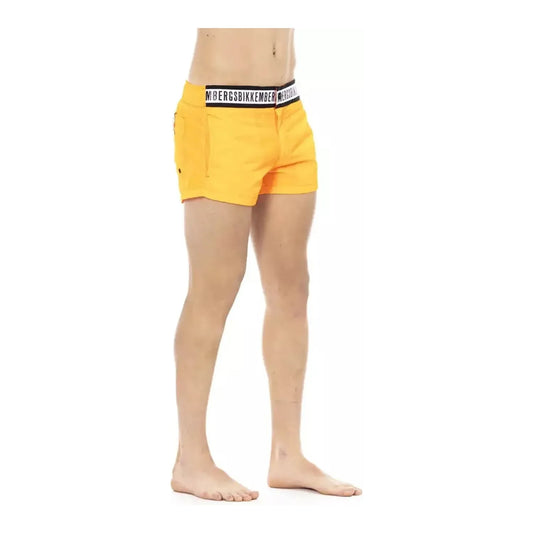 BikkembergsElegant Orange Swim Shorts with Branded BandMcRichard Designer Brands£79.00