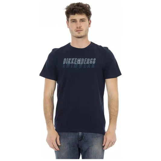 Bikkembergs Army Print Logo Tee in Pure Cotton blue-cotton-t-shirt-5 product-22050-1082203744-31-052c4c08-1f7.webp