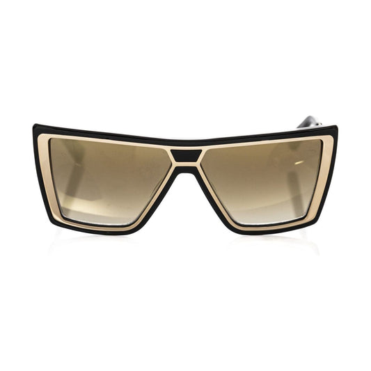 Frankie MorelloElegant Black and Gold Square SunglassesMcRichard Designer Brands£89.00