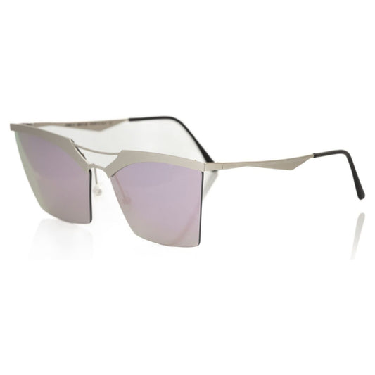 Frankie Morello Chic Silver Clubmaster Sunglasses with Shaded Lens silver-metallic-fibre-sunglasses-5 product-22090-1439890069-50-scaled-1aa150b6-24e.jpg