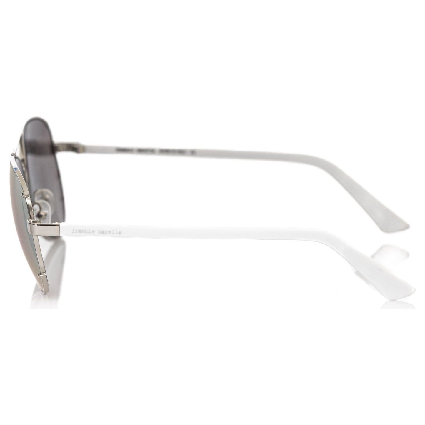 Frankie Morello Elegant Aviator Eyewear with Smoked Lenses silver-metallic-fibre-sunglasses-3 product-22121-339100945-scaled-60efc9e5-b0d.jpg