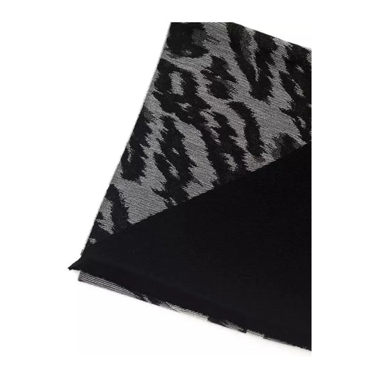 Cavalli Class Elegant Animalier Fantasy Wool-Blend Scarf grey-wool-scarf Scarves product-22207-269250673-26-b55d9bed-1c9.webp