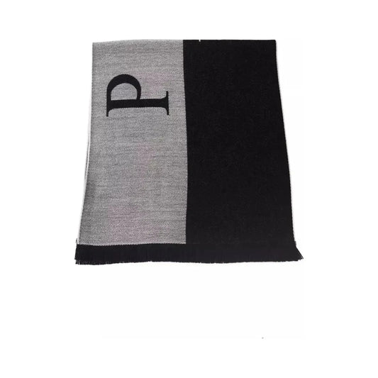 Philipp Plein Chic Gray Fringed Logo Scarf grey-wool-scarf-3 Wool Wrap Shawl Scarf product-22236-801604464-37-8d89c98b-3c1.webp