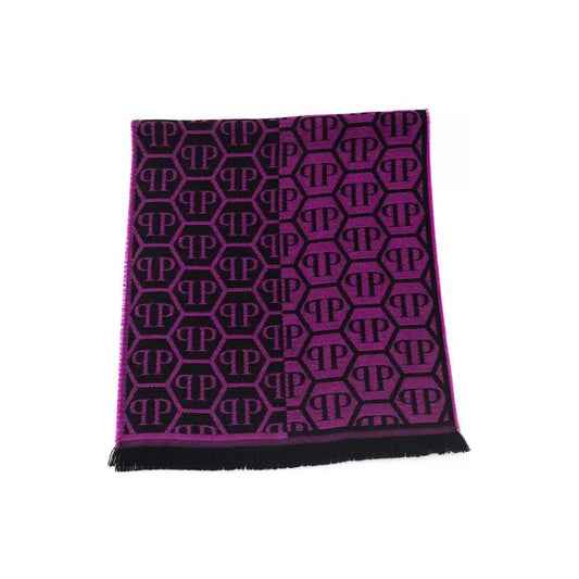 Philipp Plein Elegant Monogram Fringed Scarf purple-wool-scarf product-22251-1475944106-31-eae1209a-e6e.jpg