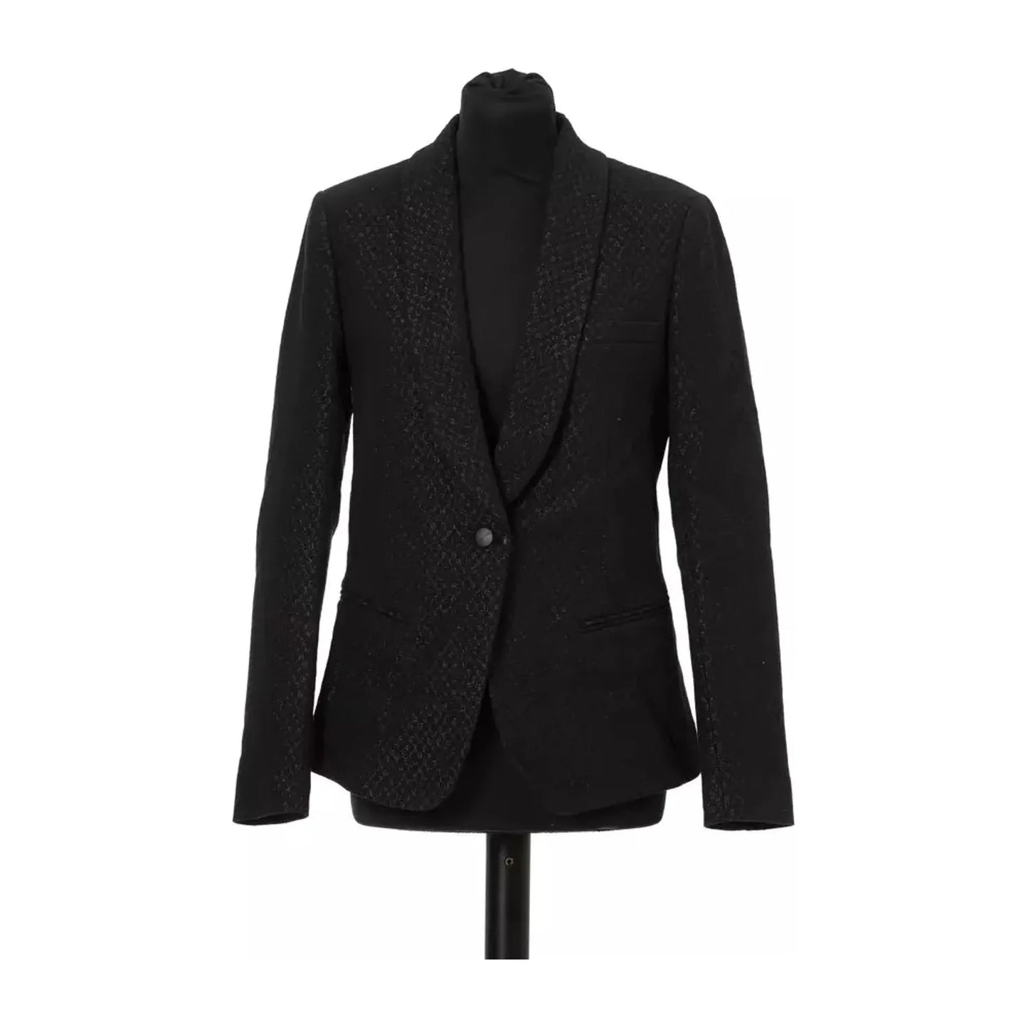 Jacob Cohen Elegant Slim Cut Fabric Jacket with Lurex Details Blazer Jacket black-cotton-suits-blazer