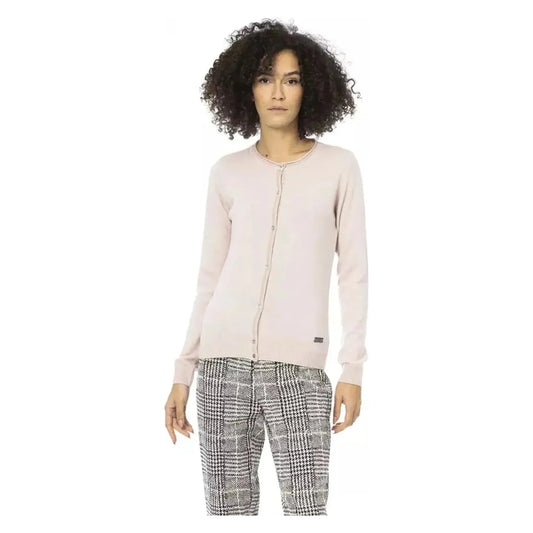 Baldinini TrendChic Pink Woollen Blend Long Sleeve ShirtMcRichard Designer Brands£109.00