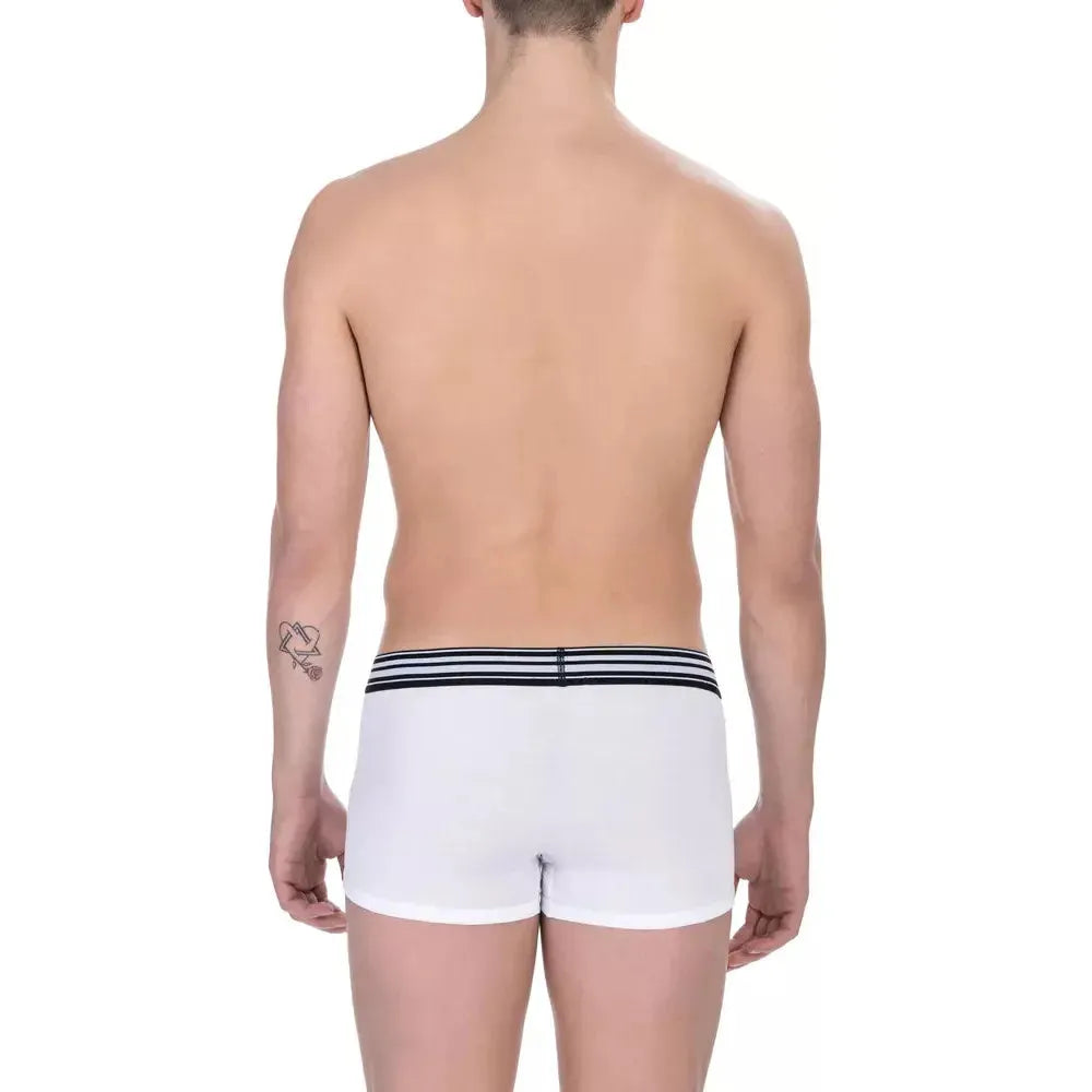 Bikkembergs Sleek Trunk Bi-pack Comfort Fit white-cotton-underwear-8