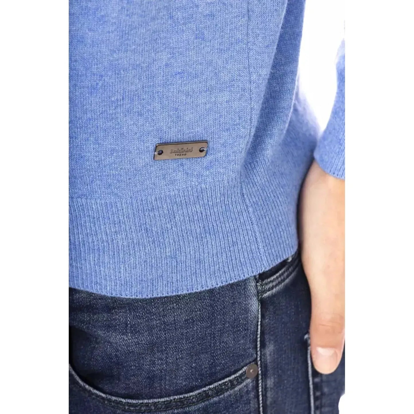 Baldinini Trend Elegant Light Blue Crewneck Sweater for Men light-blue-wool-sweater-2 product-22413-1365949054-21-ddea6fbf-e42.webp