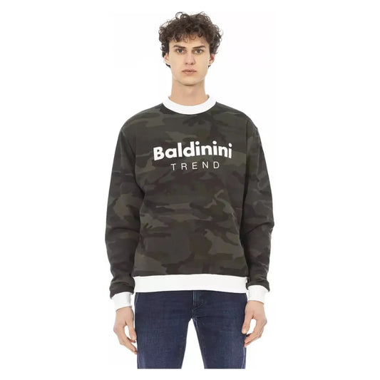 Baldinini Trend Army Cotton Fleece Hoodie with Front Logo army-cotton-sweater-1 product-22500-25734397-32-37ac21aa-087.webp