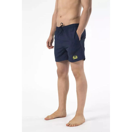 Just Cavalli Blue Drawstring Beach Shorts with Print Detail blue-nylon-swimwear-1 product-22579-21028201-24-eaef4ecb-4e0.webp