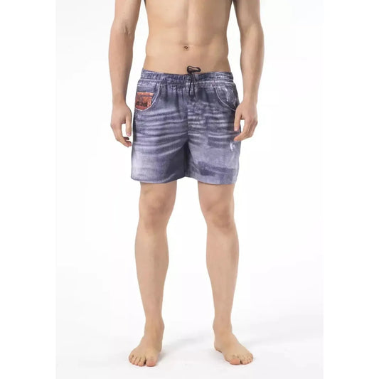 Just Cavalli Chic Blue Printed Beach Shorts blue-swimwear-2 product-22582-1218382735-25-eded5e3a-69e.webp