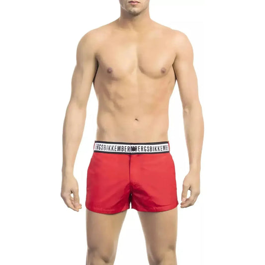 BikkembergsRed Micro Swim Shorts with Contrast BandMcRichard Designer Brands£79.00