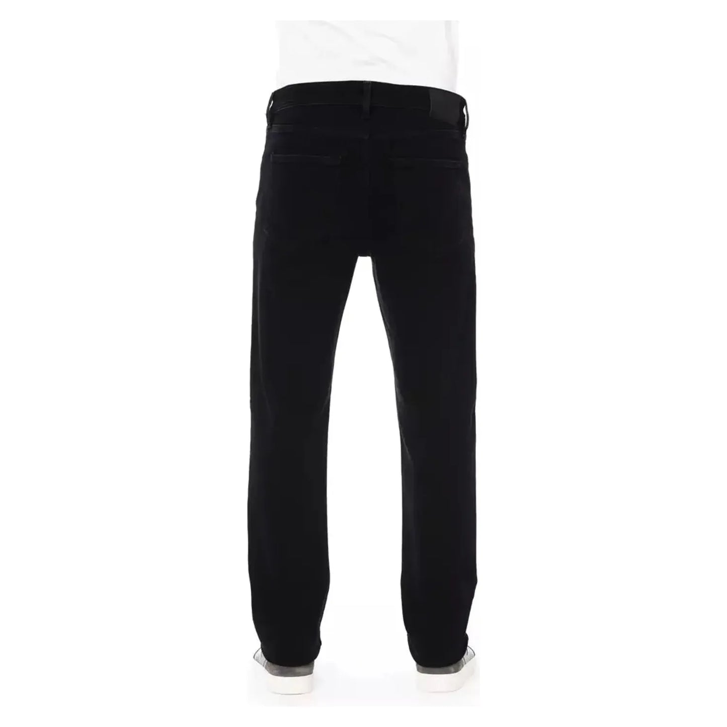 Baldinini Trend Elegant Black Cotton Blend Jeans black-cotton-jeans-pant-50
