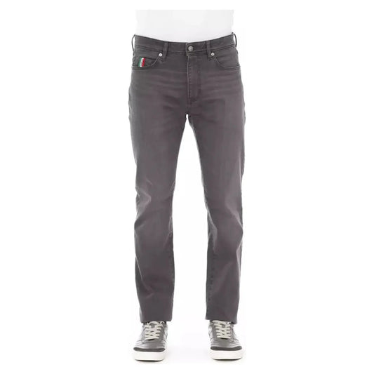 Baldinini Trend Chic Tricolor Inset Jeans for Gentlemen gray-cotton-jeans-pant-51 product-22622-2039281898-29-1bc82438-87a.webp