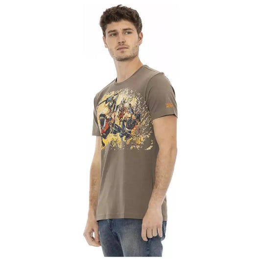 Trussardi Action Elegant Brown Tee with Chic Front Print brown-cotton-t-shirt-6 product-22704-2033650942-21-97d7a46f-4ce.webp