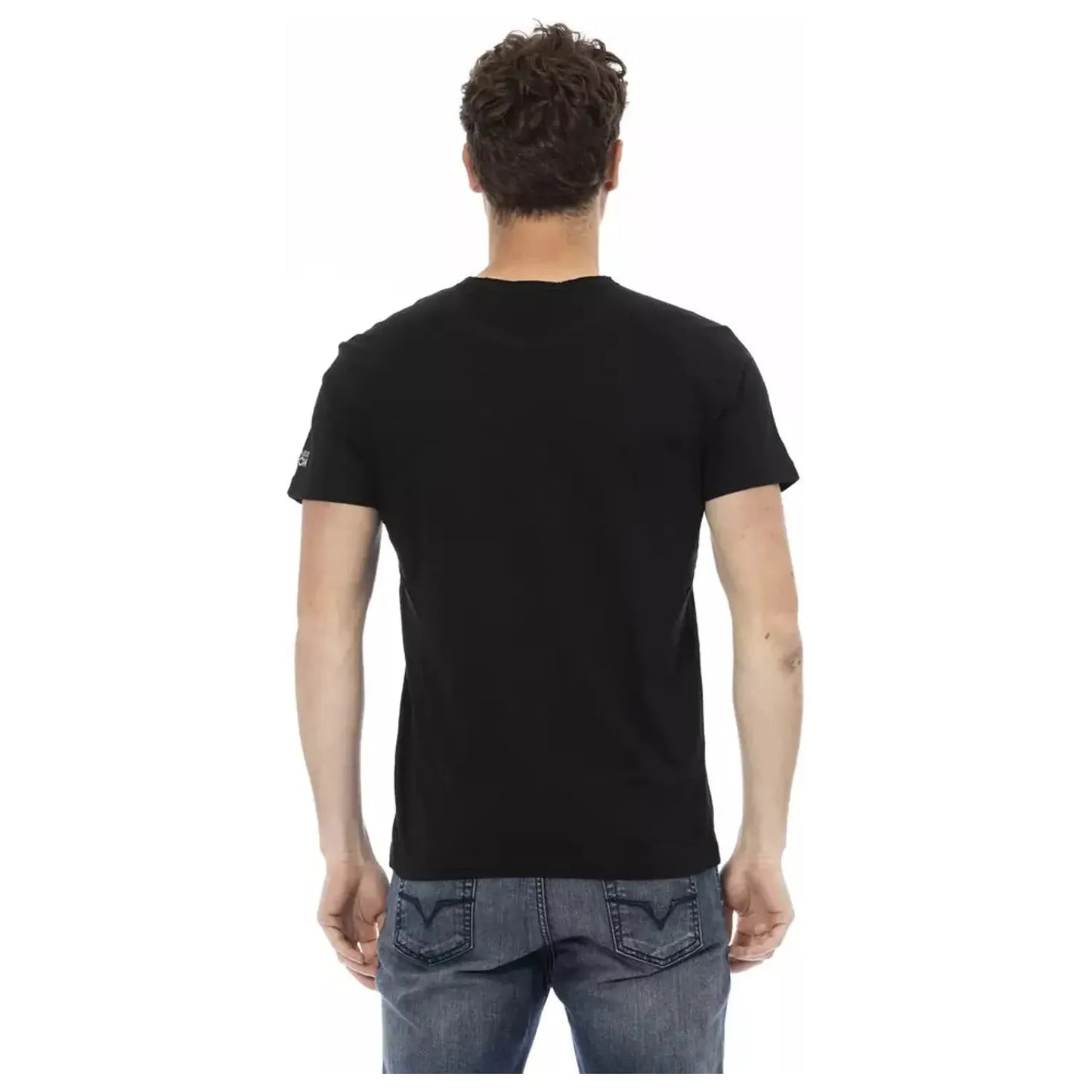Trussardi Action Sleek Black Cotton Blend Tee for Men black-cotton-t-shirt-51 product-22714-1676614965-21-e721bf86-cbf.webp