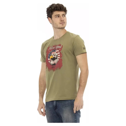 Trussardi Action Chic Green Short Sleeve Printed Tee green-cotton-t-shirt product-22765-1620615168-24-27bc1a25-b5a.webp