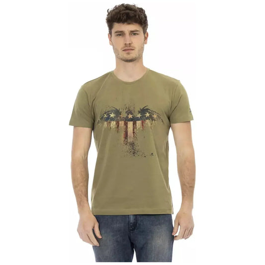 Trussardi Action Elegant Green Tee with Artistic Front Print green-cotton-t-shirt-46 product-22767-276247639-28-7ac0b6e7-c67.webp