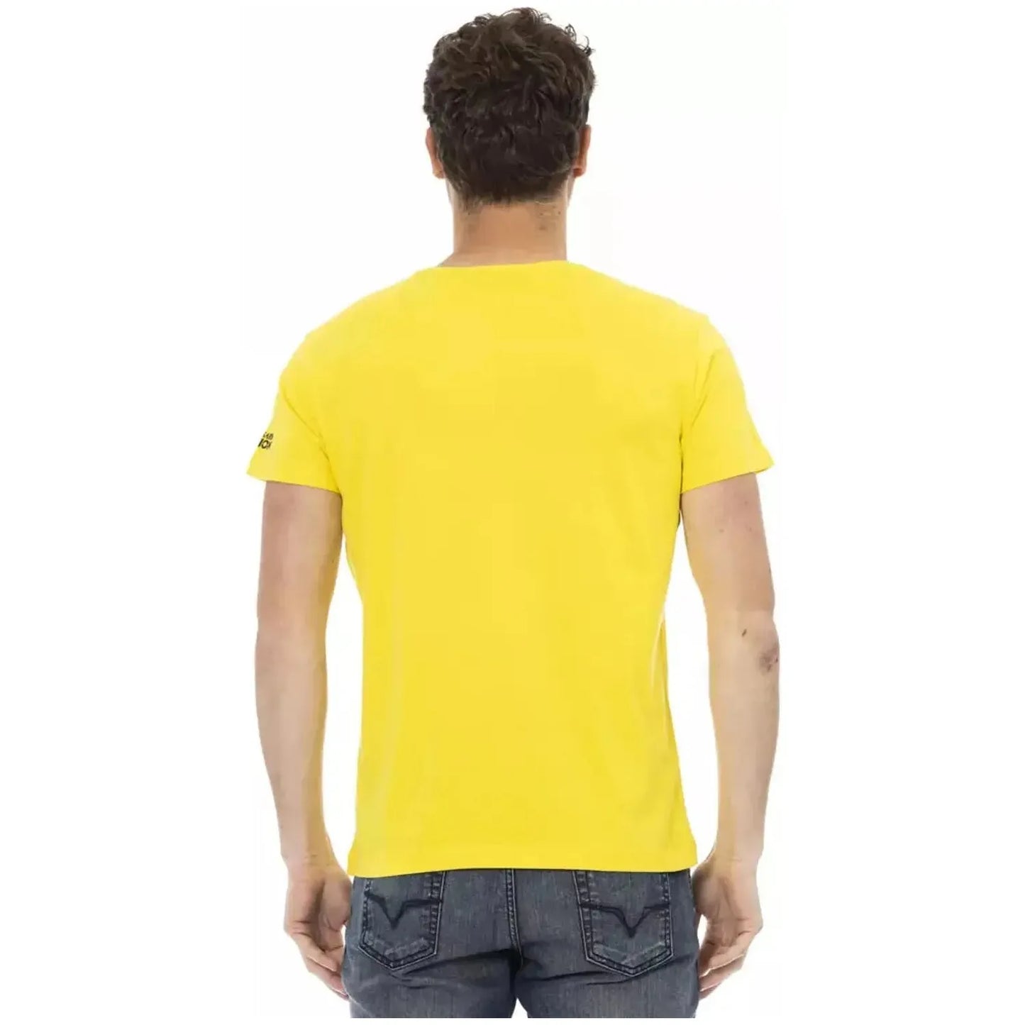 Trussardi Action Sunshine Yellow Cotton Blend T-Shirt yellow-cotton-t-shirt-11 product-22778-2023653449-21-c6c0ad02-47d.webp