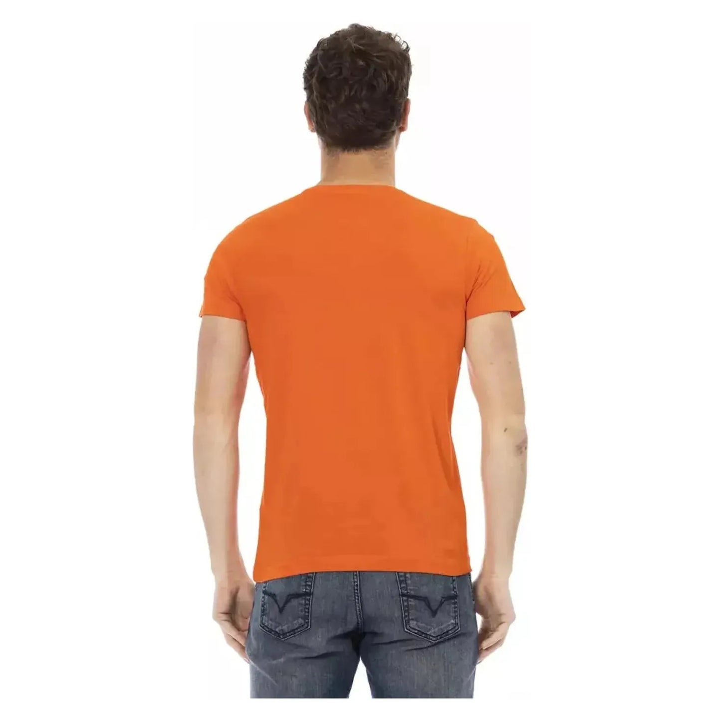 Trussardi ActionElegant Orange Short Sleeve Cotton TeeMcRichard Designer Brands£59.00